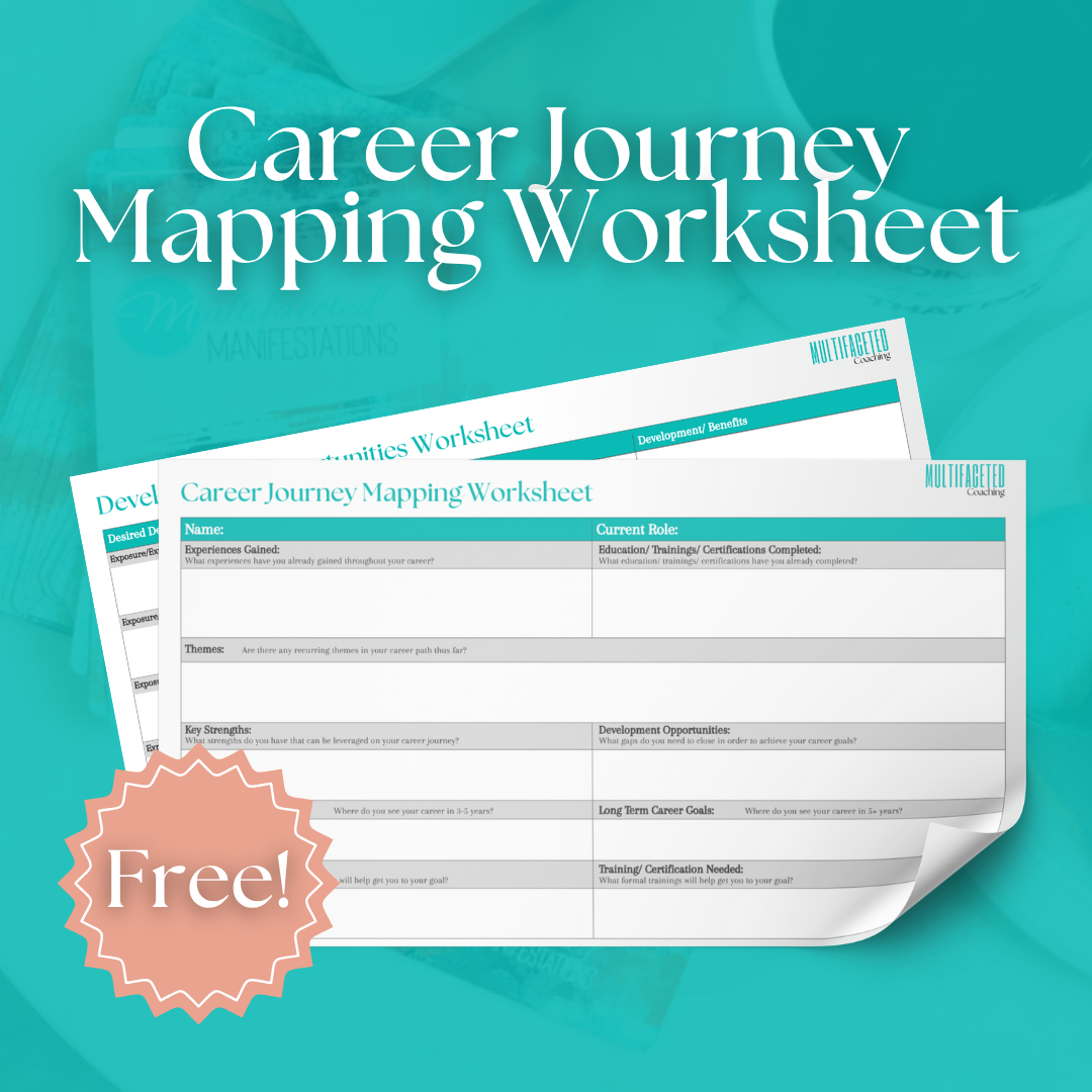 Career Journey Mapping Worksheet