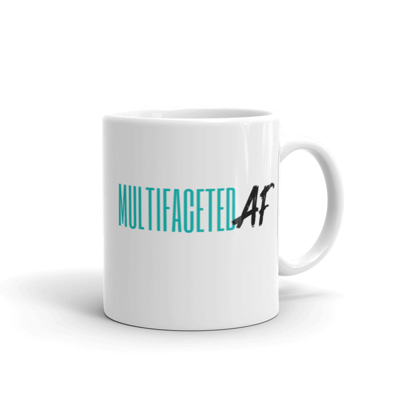 Multifaceted AF White Mug – The Multifaceted Mama